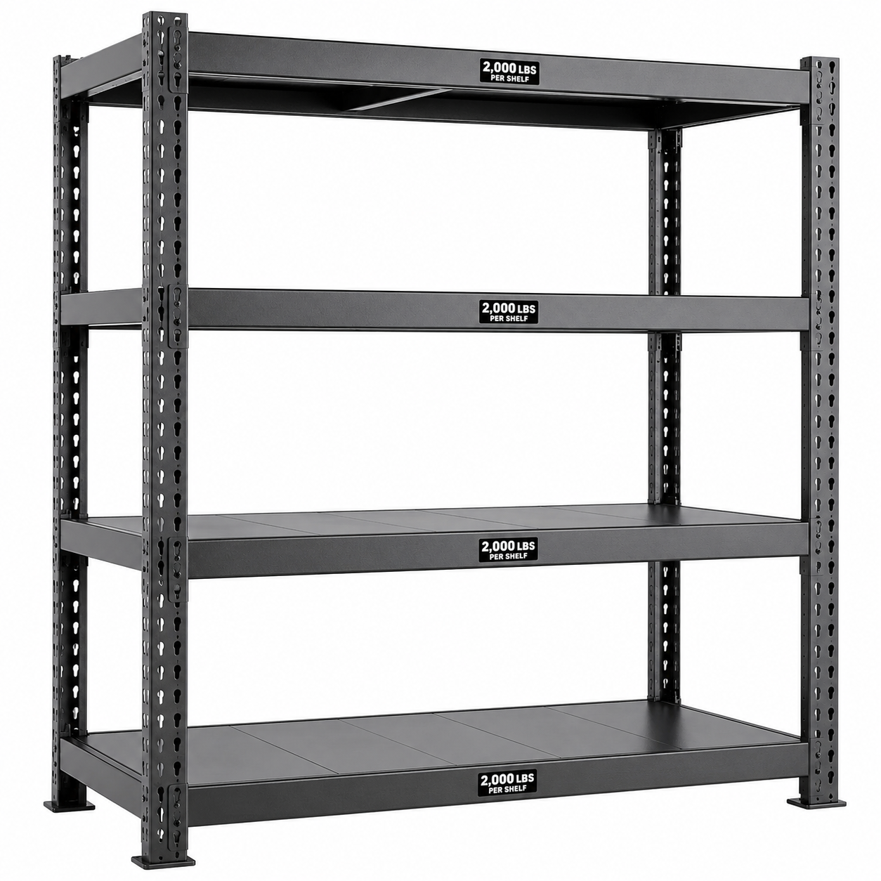 Heavy-Duty Steel Shelving Unit